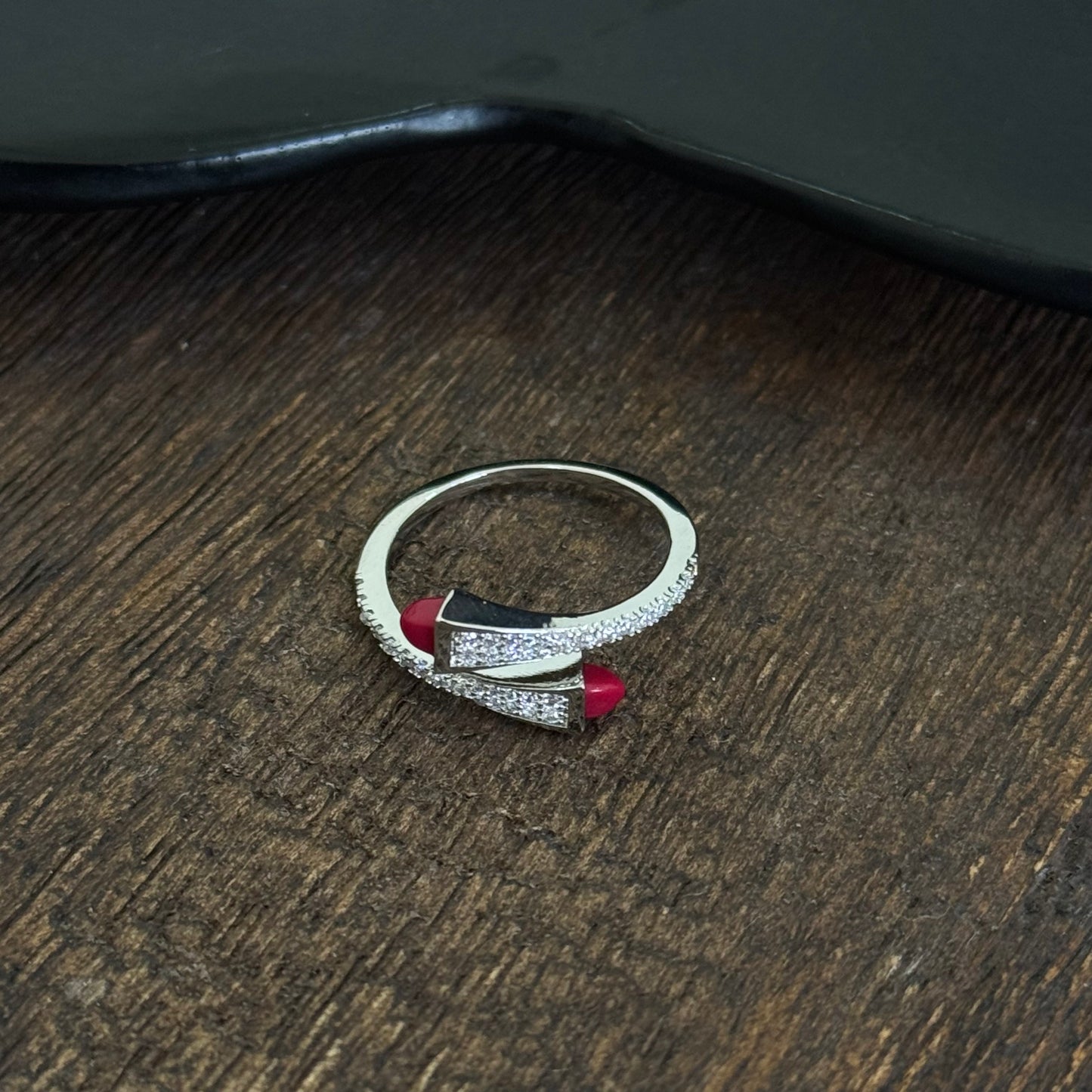Silver Fang Ring