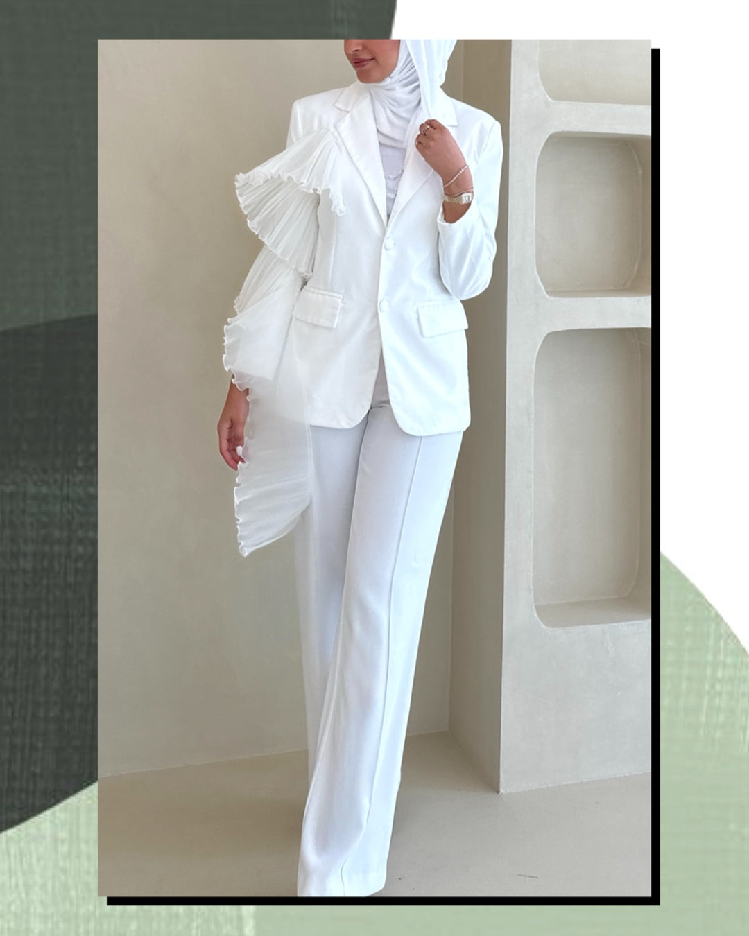 white special blazer