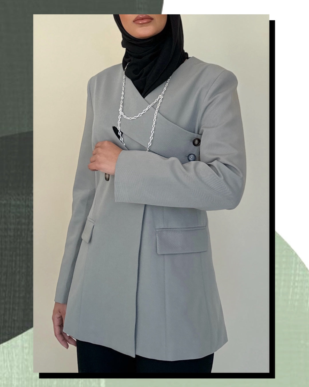 Gray LXC blazer