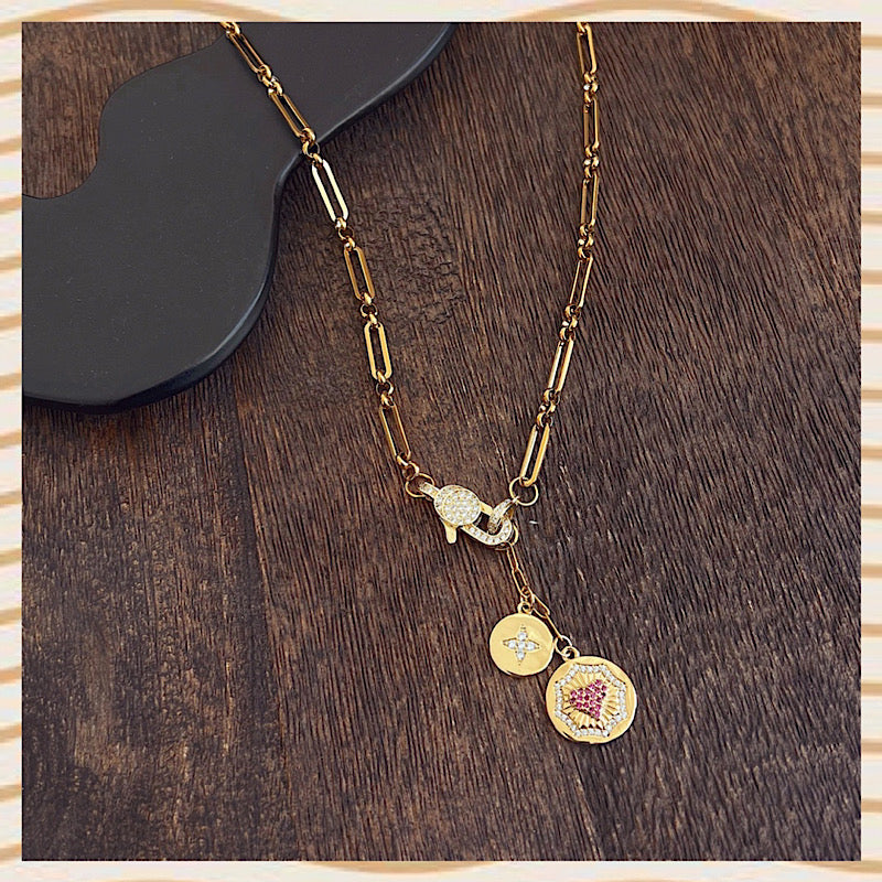 P Love star P Necklace