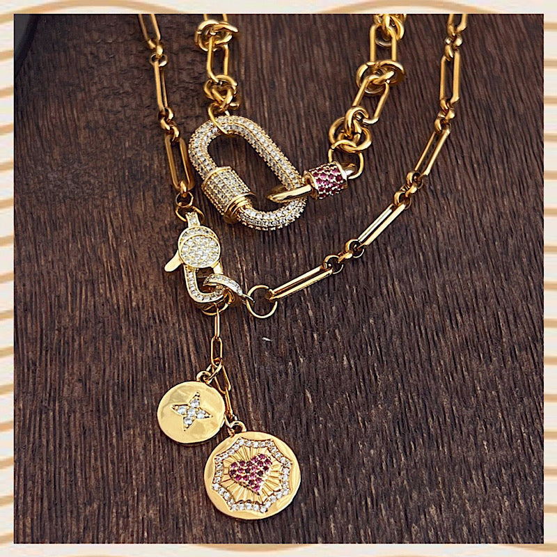 P Love star P Necklace