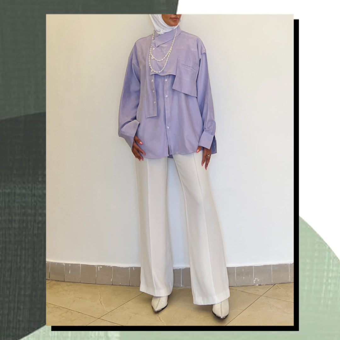 Purple holly shirt ( VELVET فلفت )
