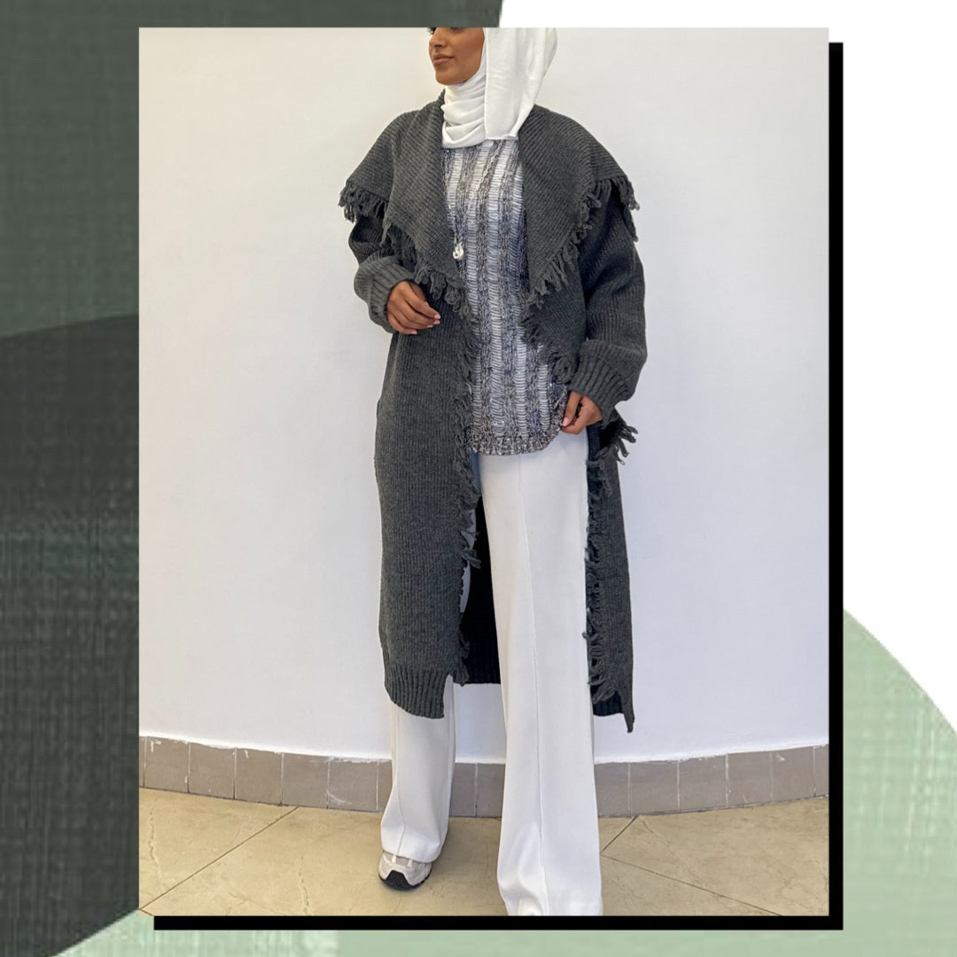 GrayWWo cardigan