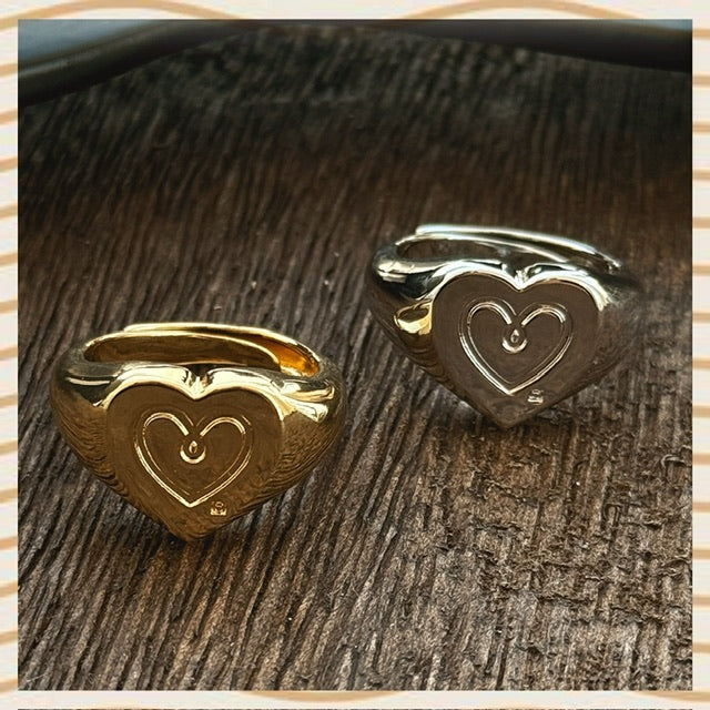 GFull heart Ring