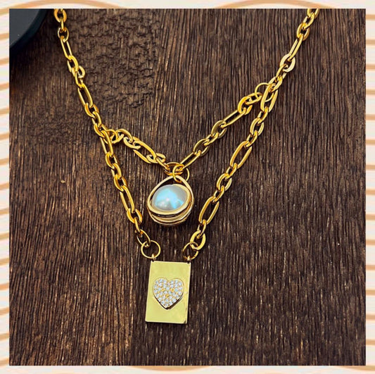 Luna Heart Necklace