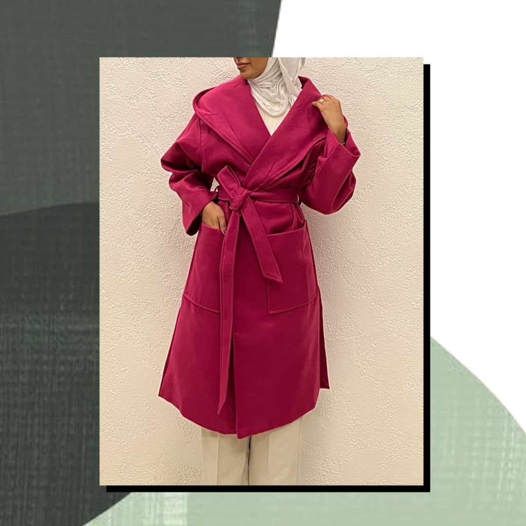 Fushia coat