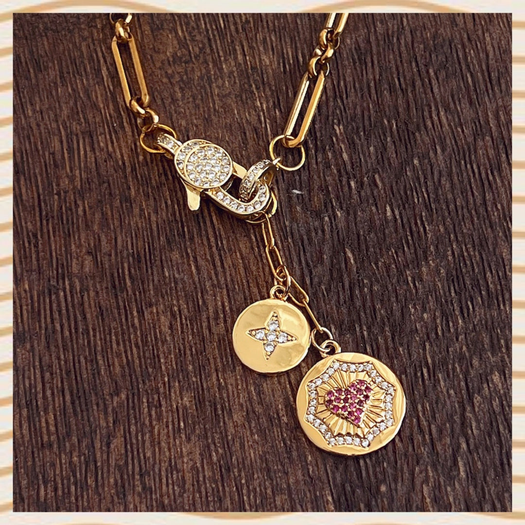 P Love star P Necklace