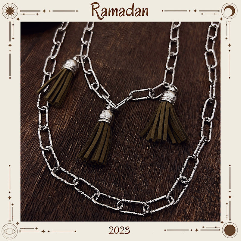 Silver44 double necklace