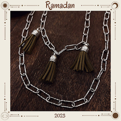 Silver44 double necklace