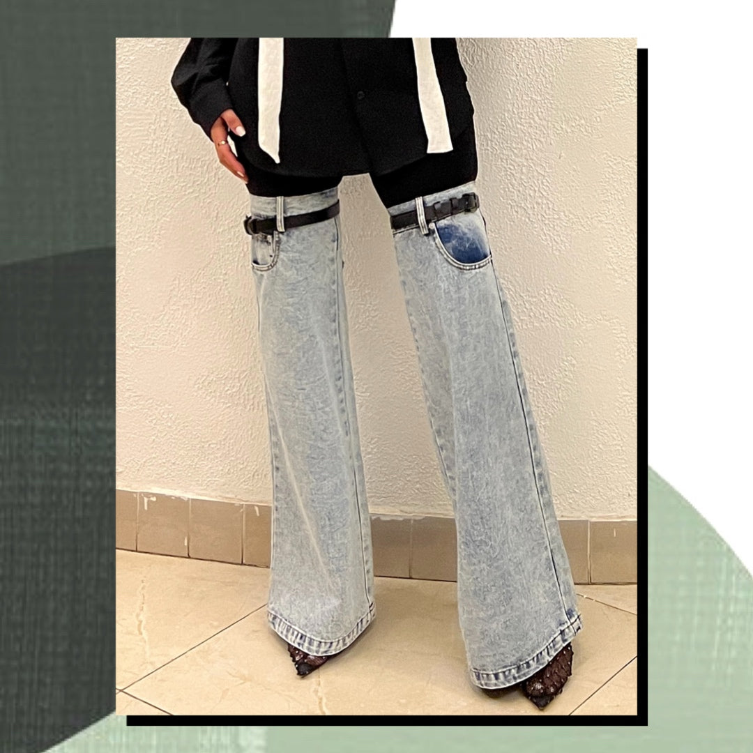 Half Jeans half B Pant – وهج