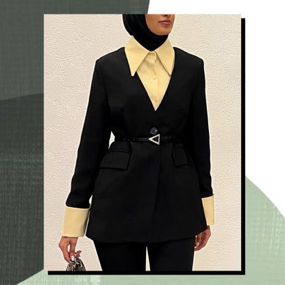 Yelbl3 blazer ( مع حزام )