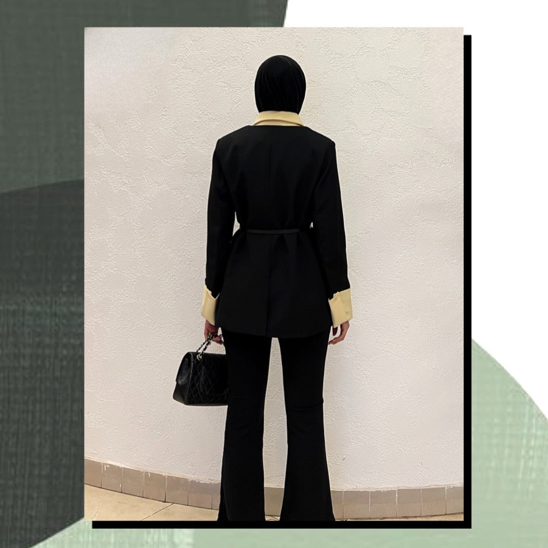 Yelbl3 blazer ( مع حزام )
