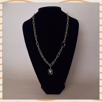 Lion Black necklace